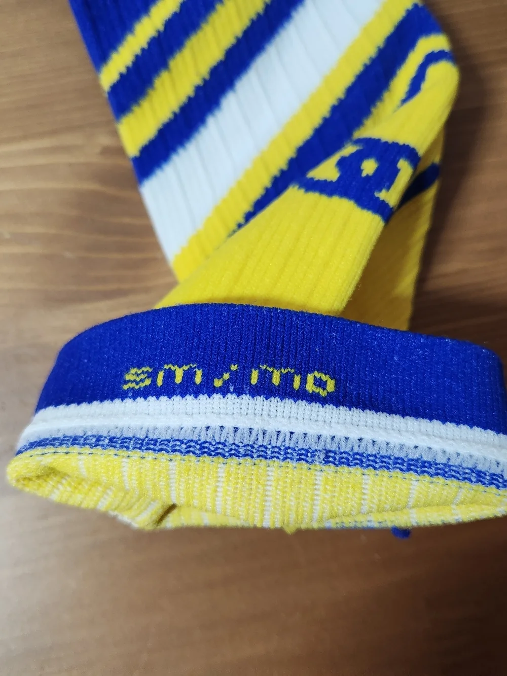 Pro Compression Boston Strong Marathon Socks Blue Yellow SM/MED